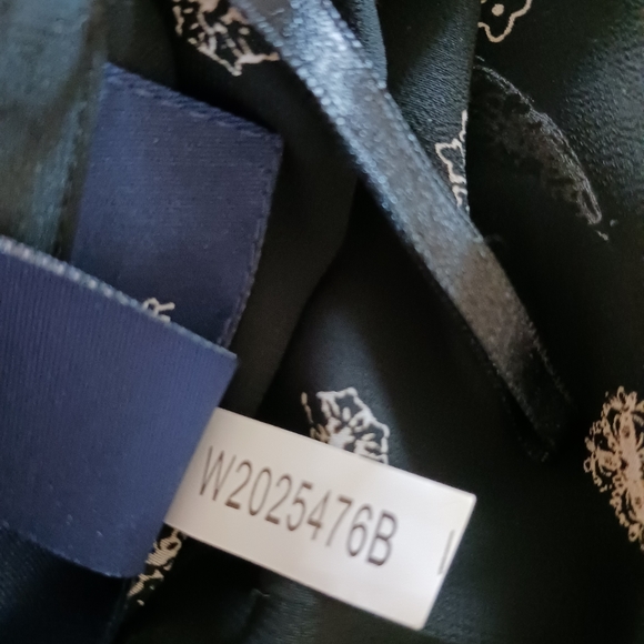 JONES WEAR Midi Skirt Box Pleats Lined Sheer Black White Print Petite Size 4 - Picture 10 of 14